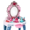 Interaktywna Toaletka z lustrem i taboretem dla dziewczynek